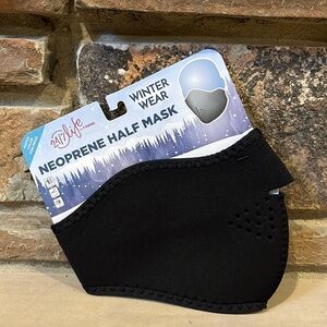 Winter Neoprene Half Mask 24/7 Life Solid Black